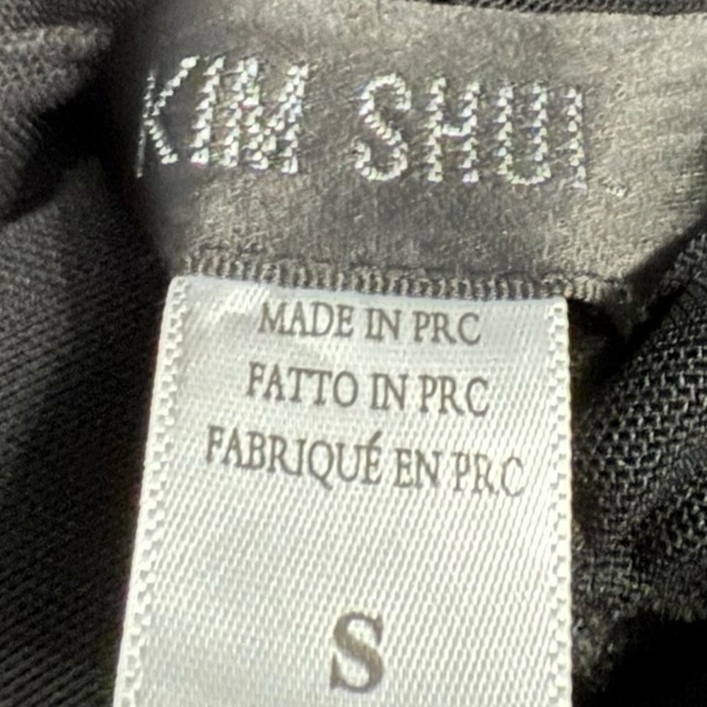 Kim Shui Mesh Maxi Halter Dress in Black Small - Picture 7 of 8
